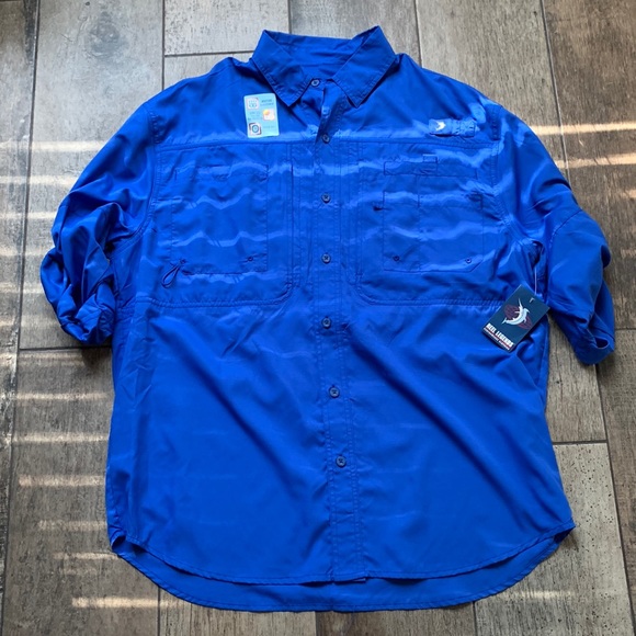 Reel Legends Shirts Mens Reel Legends Button Down Fishing Shirt